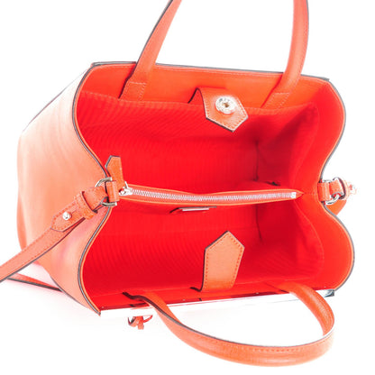 Fendi Vitello Elite Petite 2Jours Tote Papavero 5 of 8
