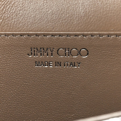 Jimmy Choo Metallic Calfskin Clutch With Chain Champagne 6 of 12