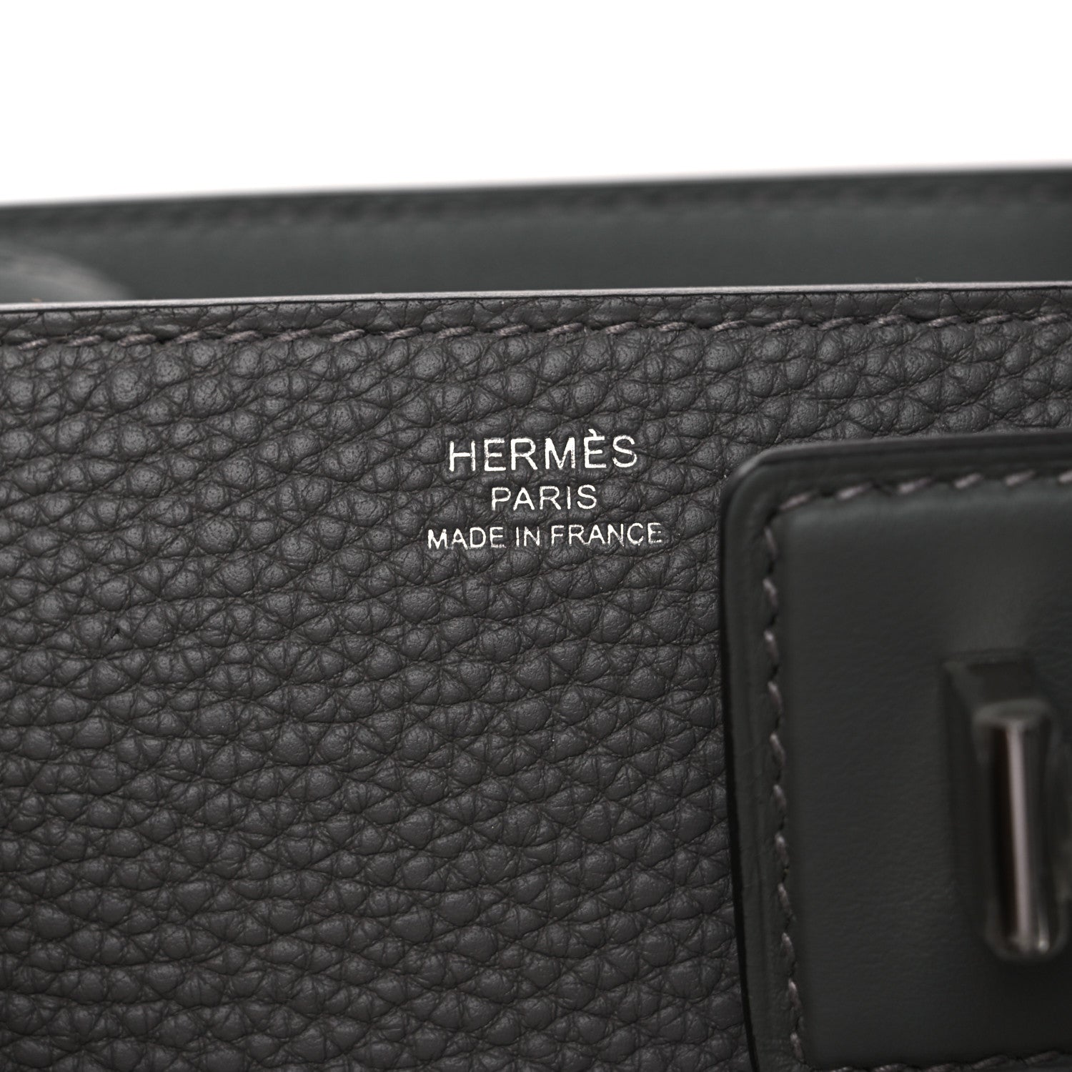 Hermes Togo Swift Medor Bag Gris Meyer 6 of 11
