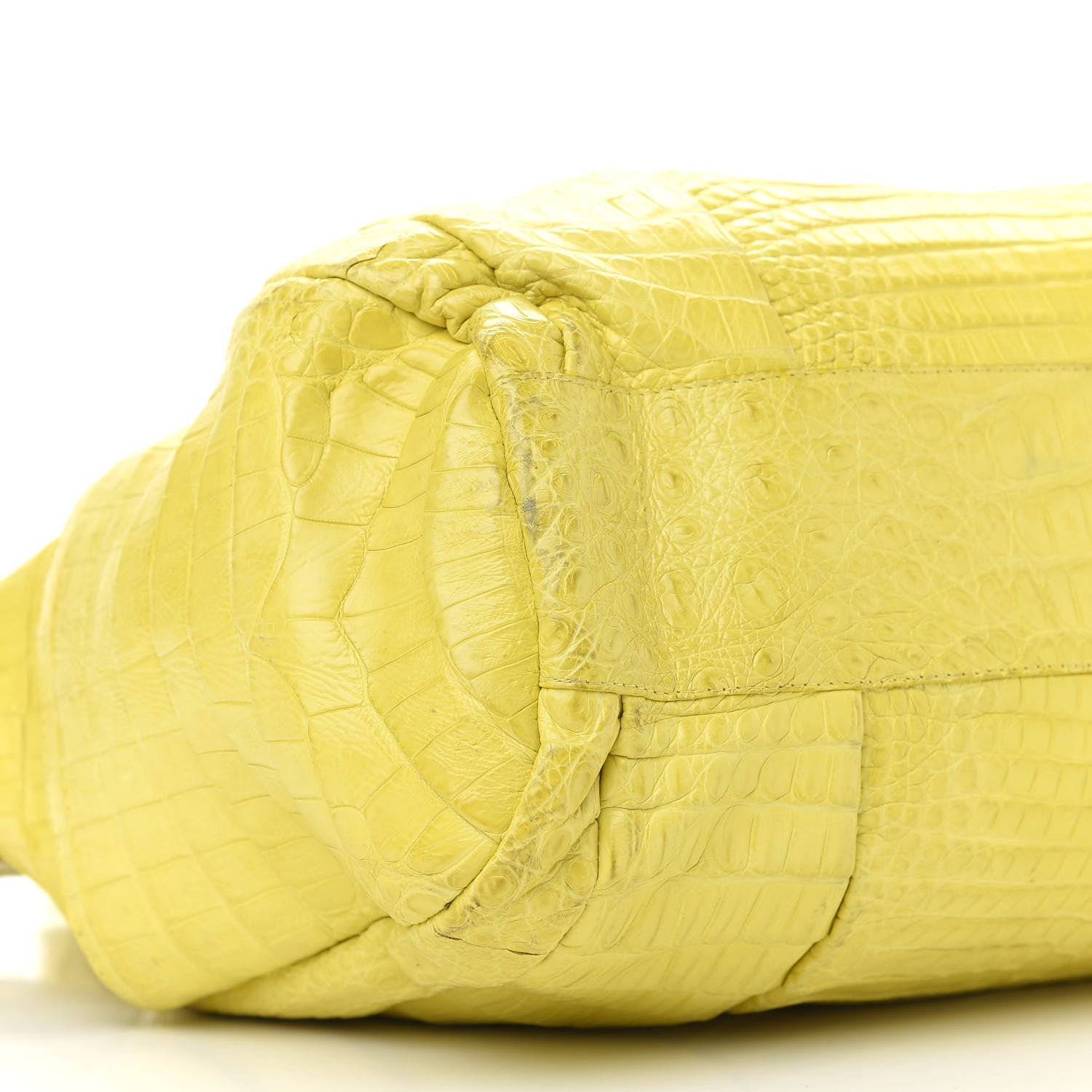 Nancy Gonzalez Crocodile Tote Yellow 8 of 11