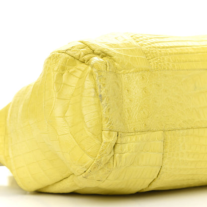 Nancy Gonzalez Crocodile Tote Yellow 8 of 11