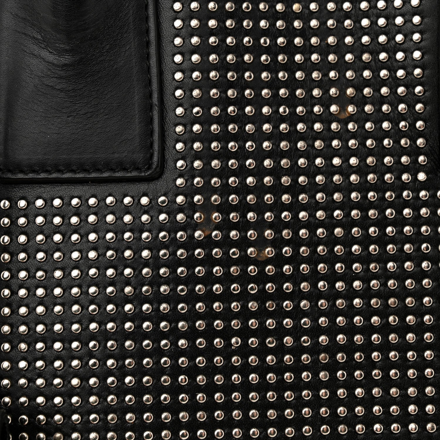 Saint Laurent Calfskin Studded Small Sac De Jour Black 14 of 18