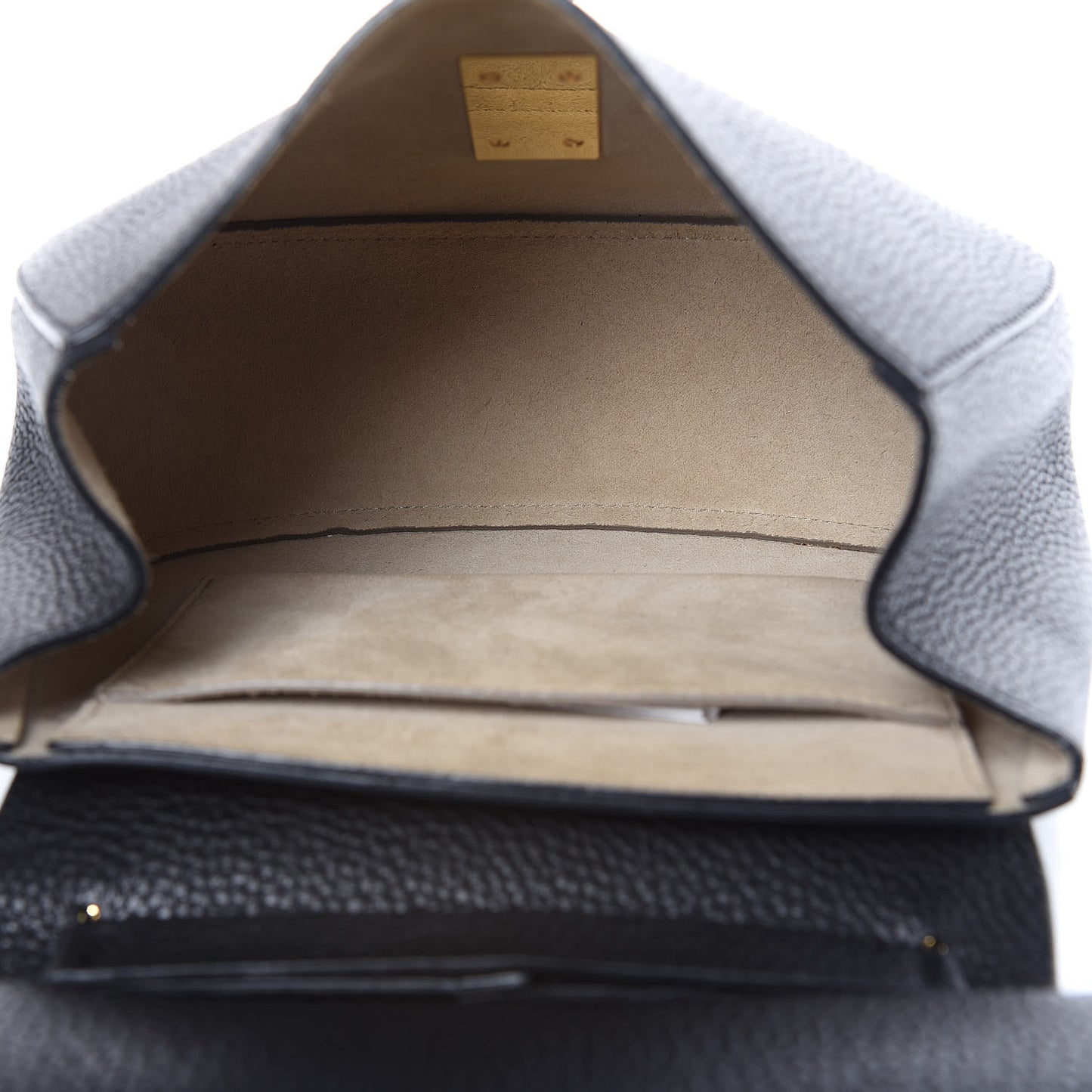Grained Lambskin Drew Shoulder Bag Black