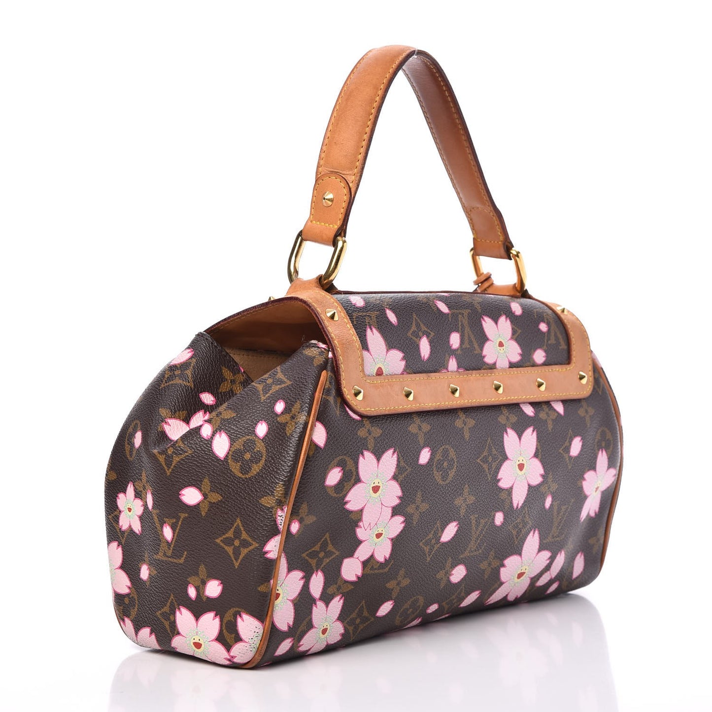 Monogram Cherry Blossom Sac Retro Bag Brown