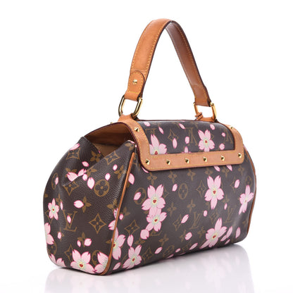 Louis Vuitton Monogram Cherry Blossom Sac Retro Bag Brown 3 of 21