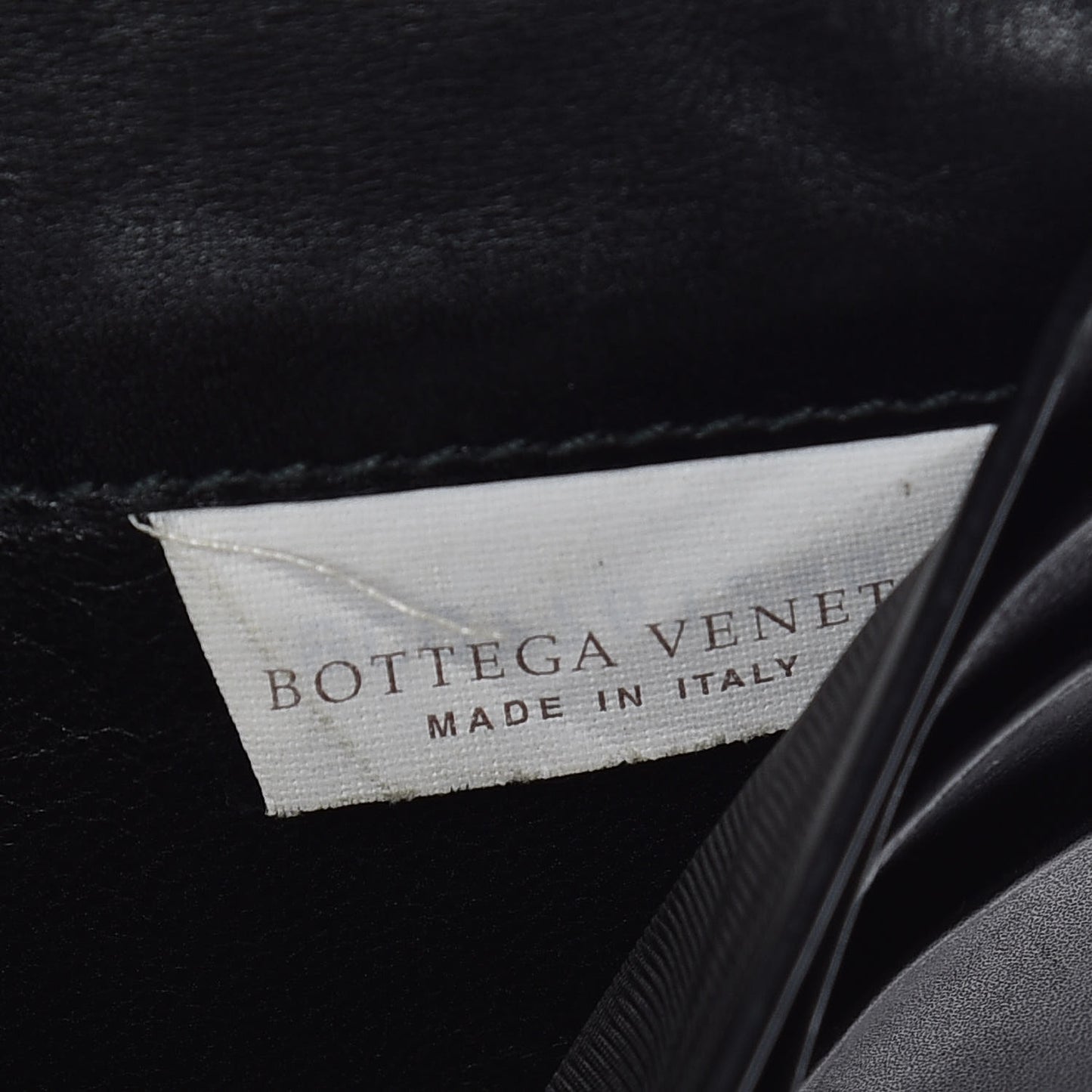 Nappa Intrecciato Flap Wallet Black