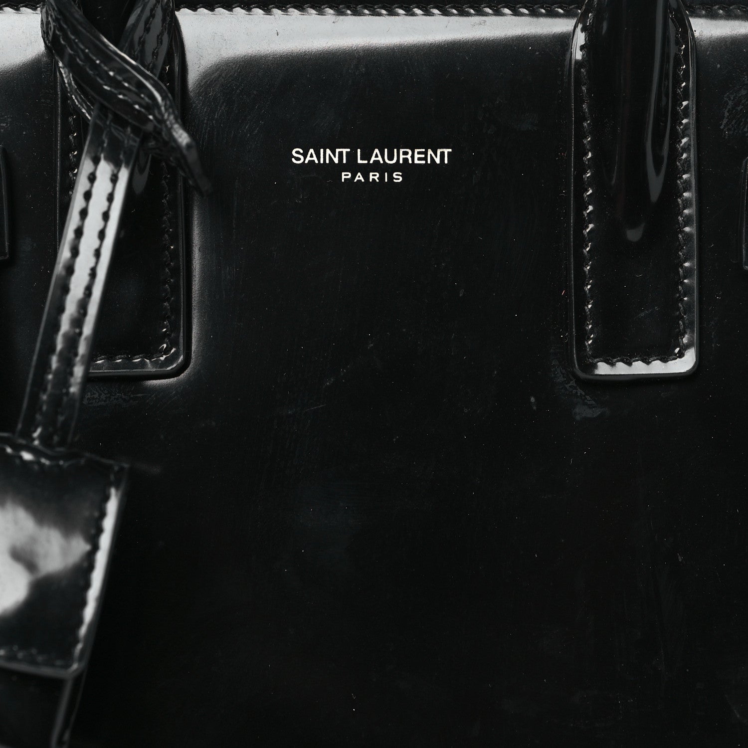 Saint Laurent Patent Nano Sac de Jour Black 7 of 11