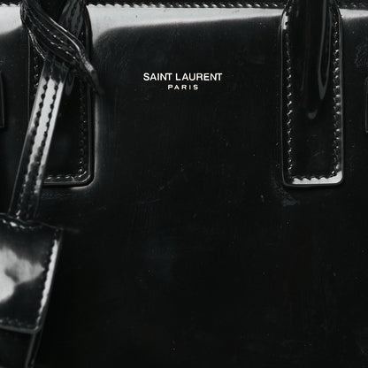 Saint Laurent Patent Nano Sac de Jour Black 7 of 11