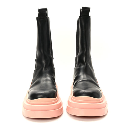 Bottega Veneta Calfskin The Tire Chelsea Boots 38.5 Black Peachy 2 of 6