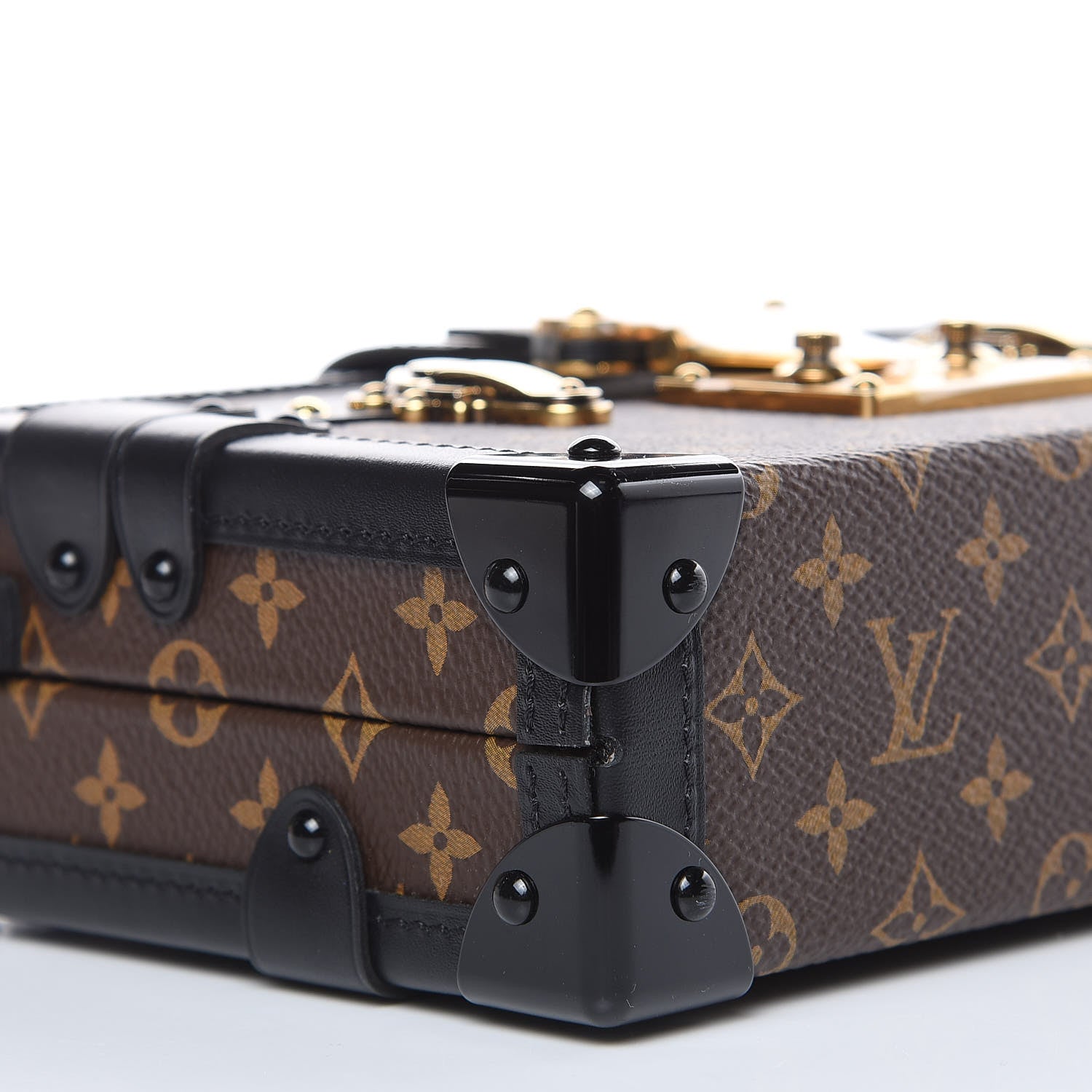 Louis Vuitton Monogram Petite Malle Black 8 of 10