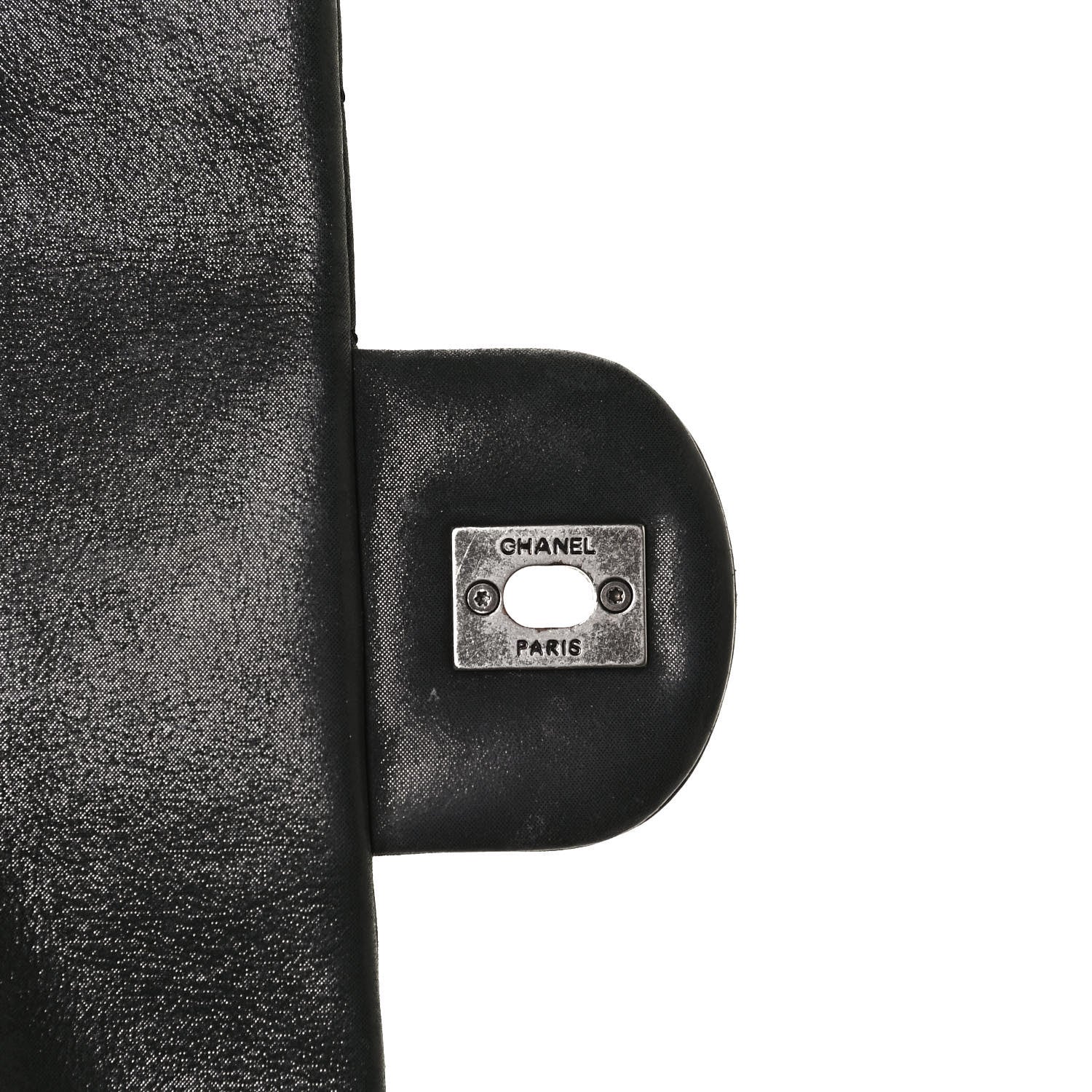 Chanel Iridescent Calfskin Quilted East West Flap Black 8 of 13