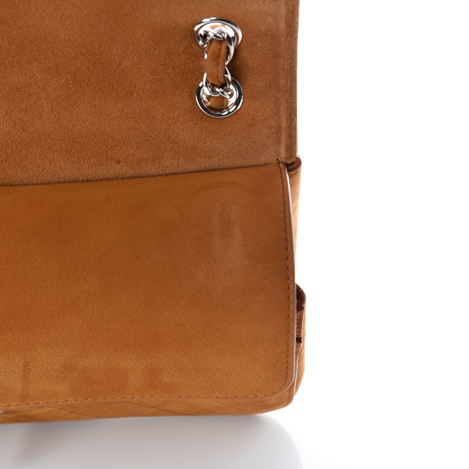 Chanel Nubuck Bull Jumbo Double Flap Camel 15 of 18