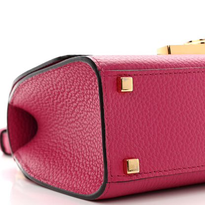 Moynat Taurillon Blush Rejane BB Fuchsia 8 of 9