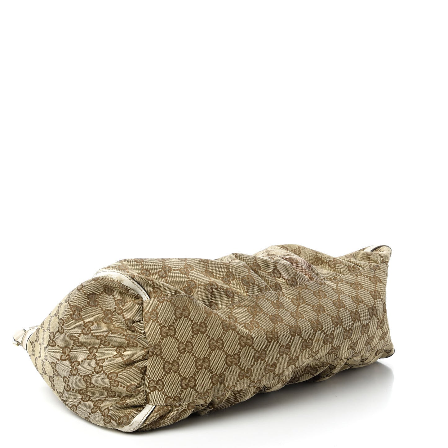 Monogram Large D Gold Hobo Off White