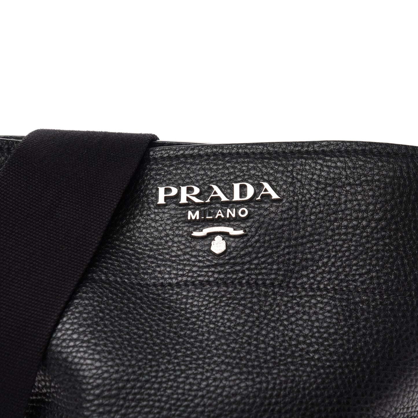 Vitello Daino Bucket Bag Black