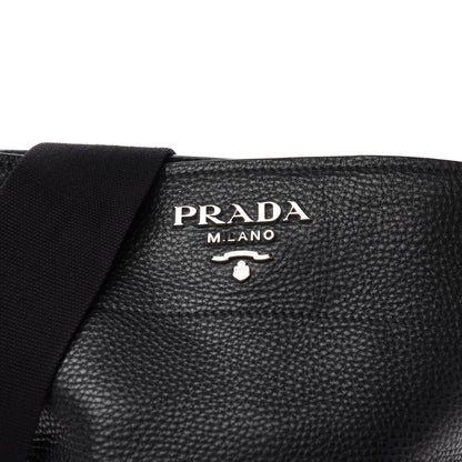 Prada Vitello Daino Bucket Bag Black 9 of 9