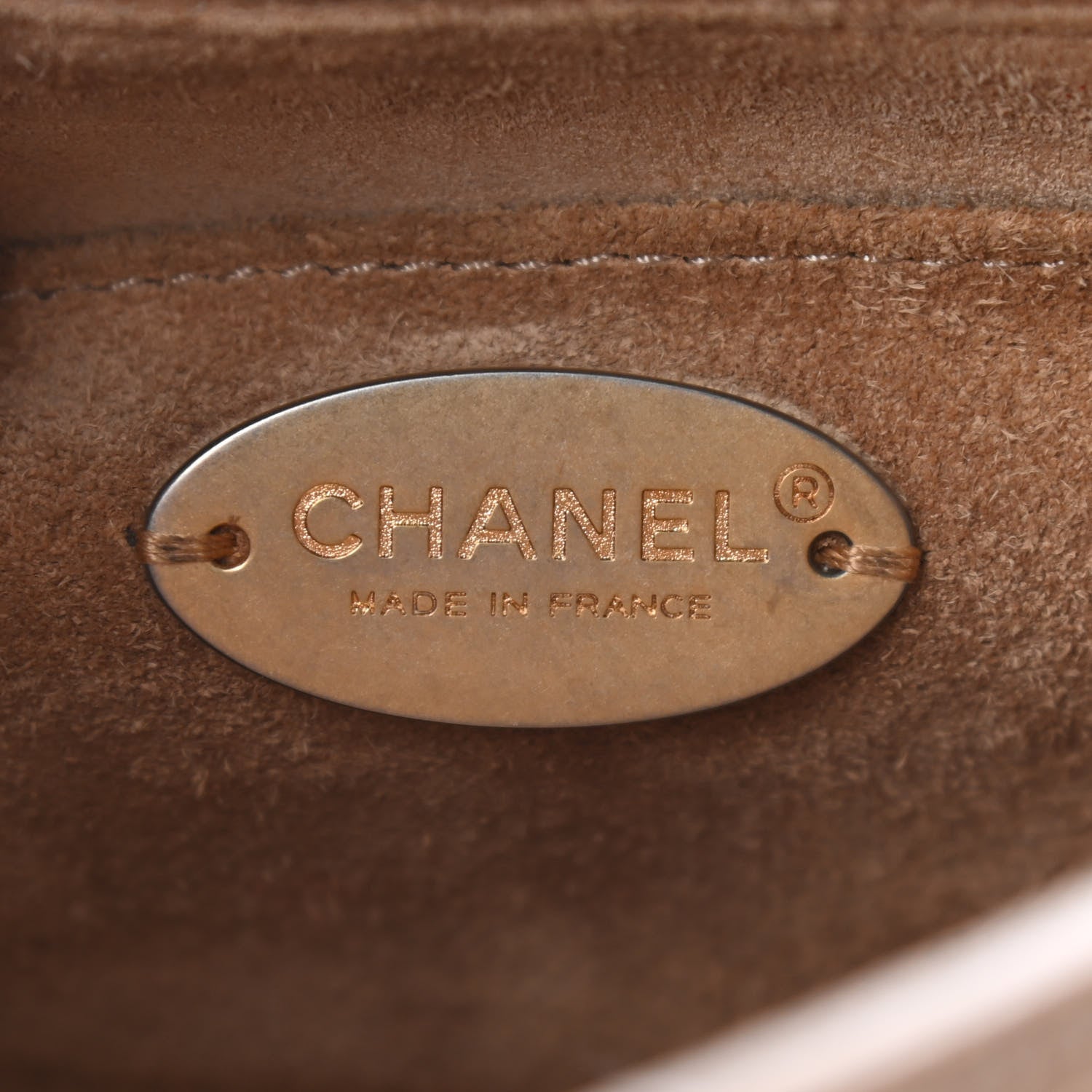 Chanel Grained Calfskin Mini Square Classic Pure Flap Brown 6 of 9