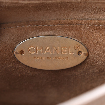 Chanel Grained Calfskin Mini Square Classic Pure Flap Brown 6 of 9