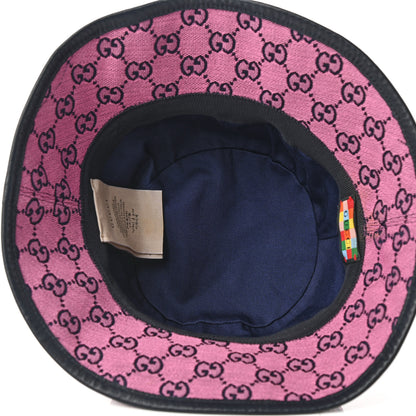 Gucci Canvas GG Monogram Bucket Hat XS Pink 7 of 9