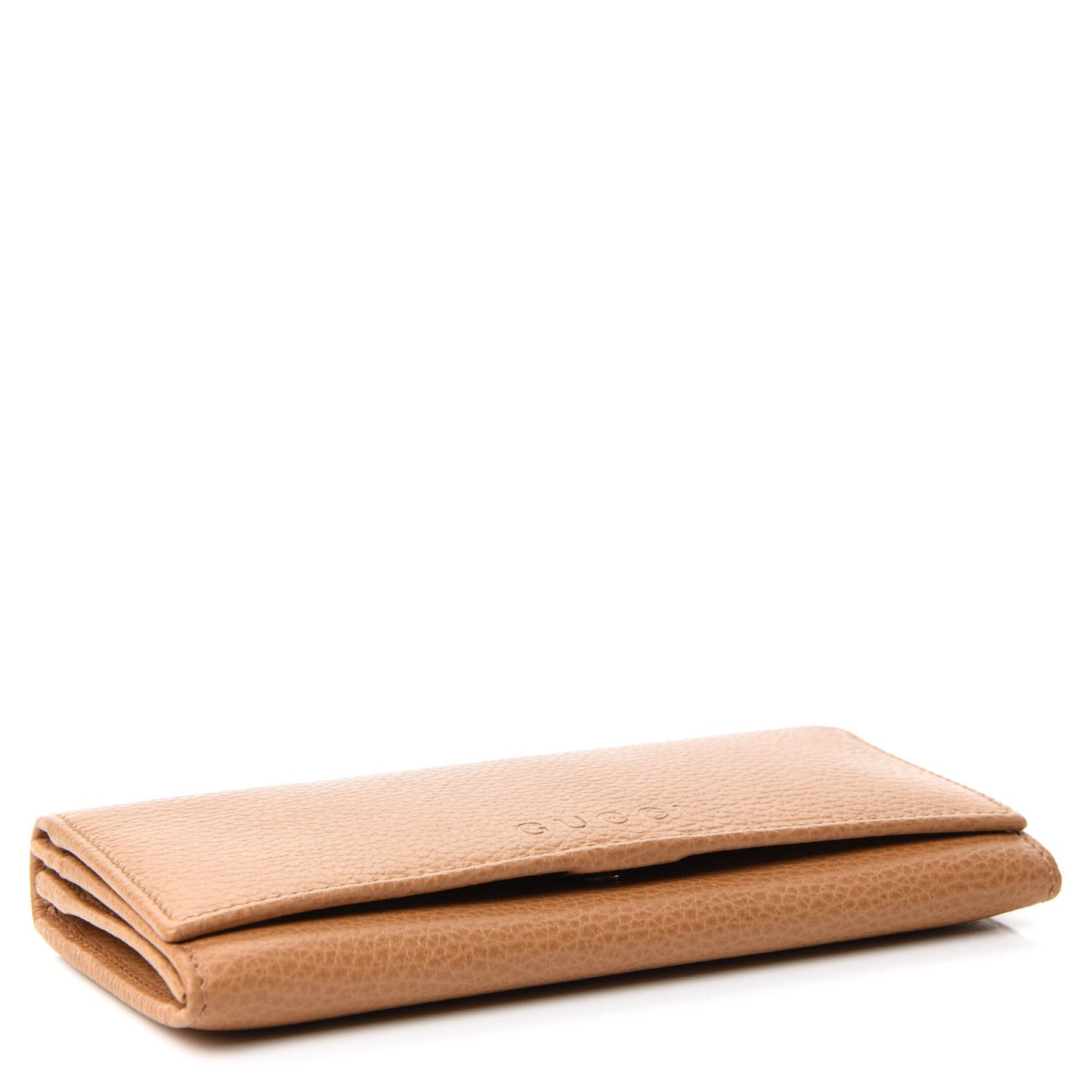 Dollar Calfskin Continental Flap Wallet Whisky