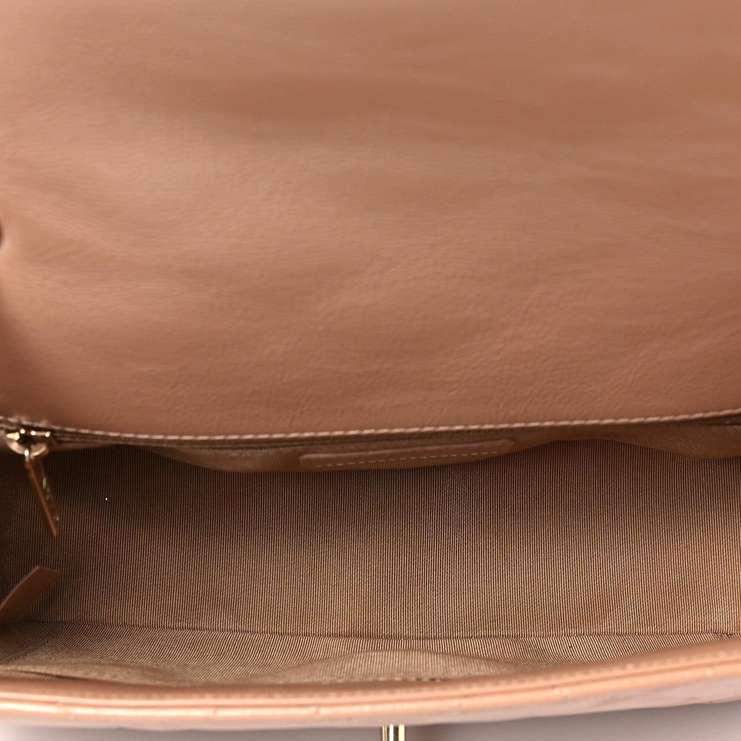 Chanel Crumpled Glazed Lambskin Quilted Small Flap Beige 4 of 7