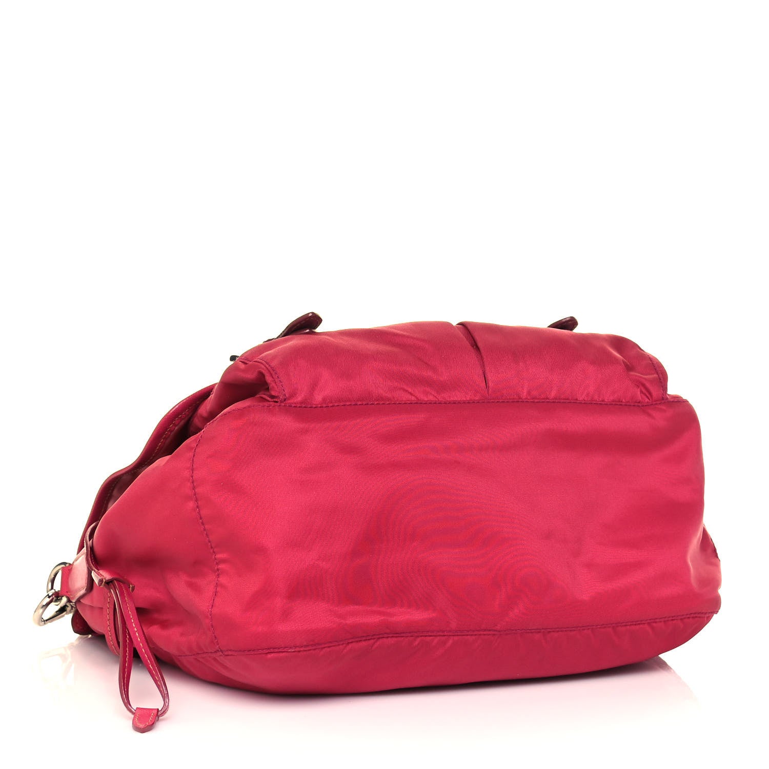 Prada Tessuto Nylon Saffiano Messenger Bag Fuxia 4 of 17