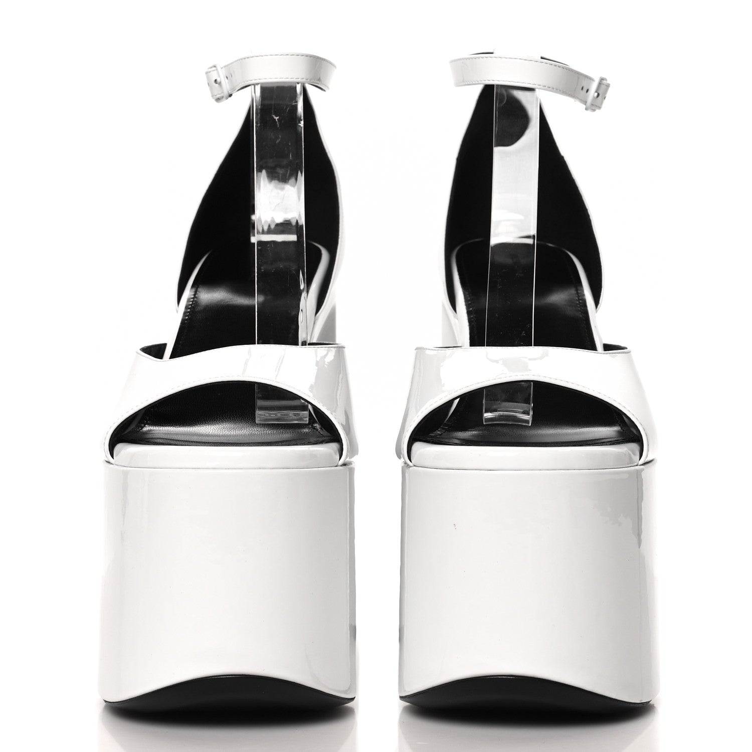 Balenciaga Patent Camden 160mm Platform Pumps 39 White 3 of 9