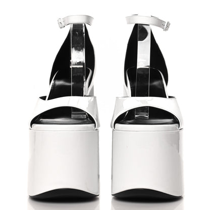 Balenciaga Patent Camden 160mm Platform Pumps 39 White 3 of 9