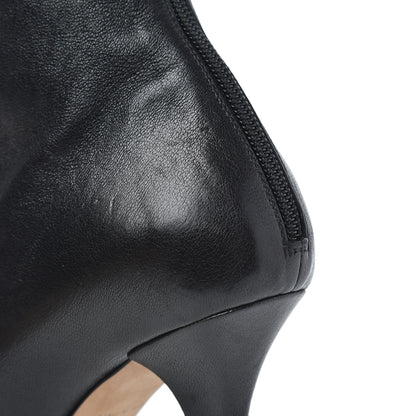 Bottega Veneta Nappa Platform Square Toe Ankle Boots 39 Black 8 of 17