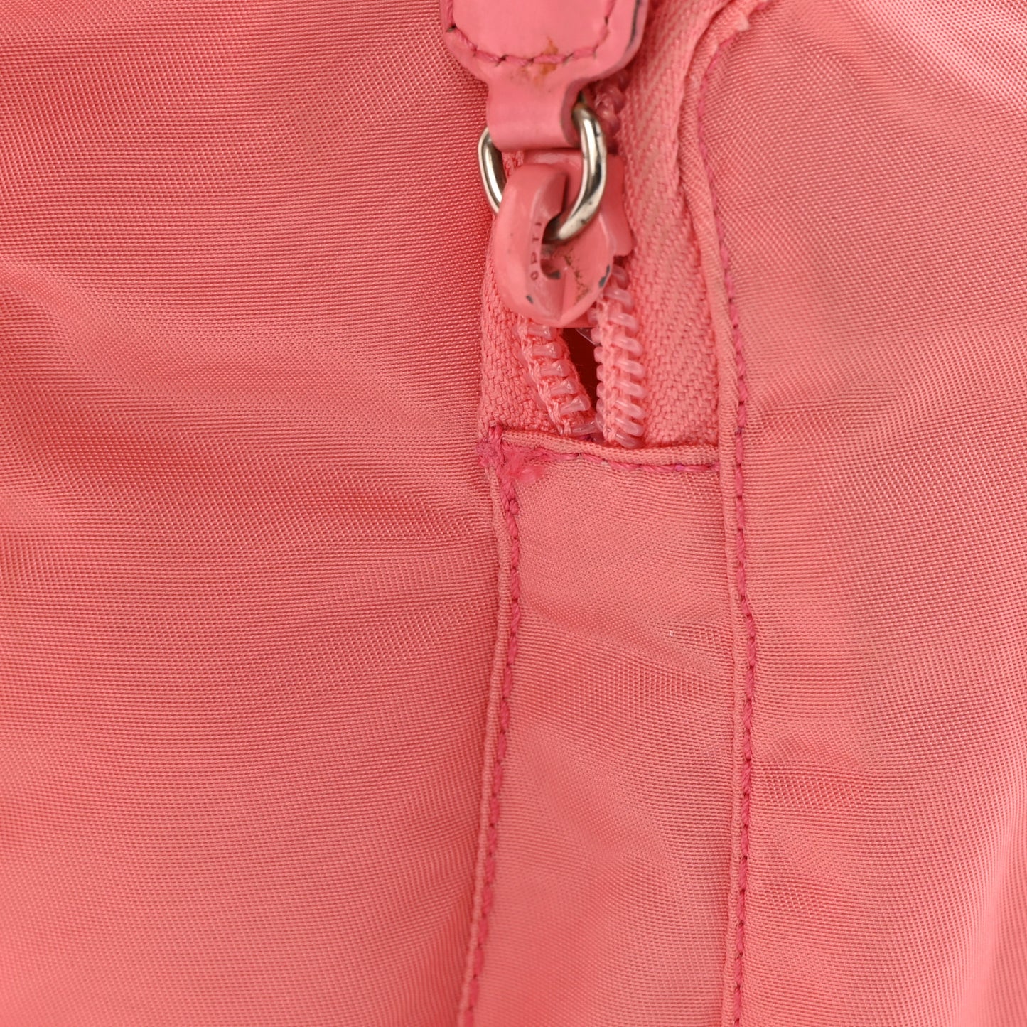 Nylon Vela Medium Backpack Pink