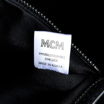 MCM Calfskin Ottomar Duffle Bag Black 8 of 14