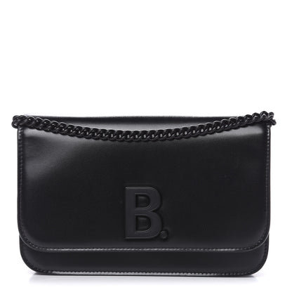 Balenciaga Smooth Calfskin B Wallet on Chain Black 1 of 10