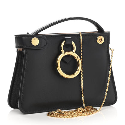 Fendi Nappa Sigma Pico Peekaboo Charm Black 3 of 7