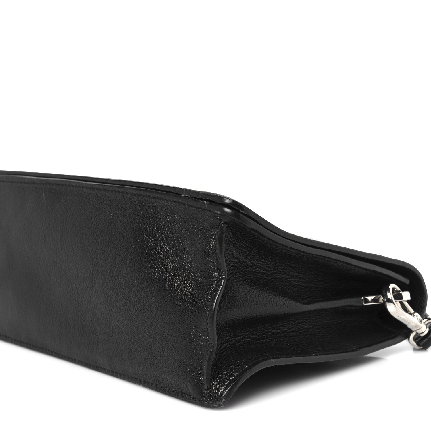 Prada Glace Calf Shoulder Bag Black 10 of 10