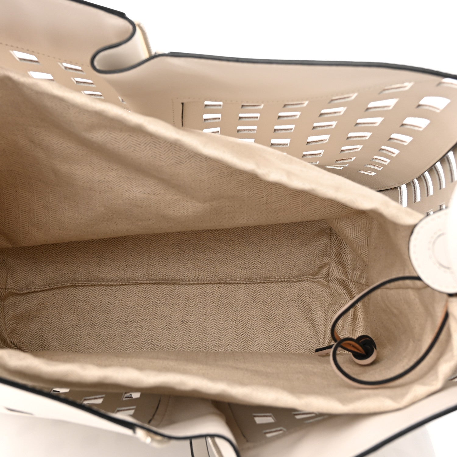 Loewe Calfskin Medium Tulip Hammock Shoulder Bag White 5 of 9