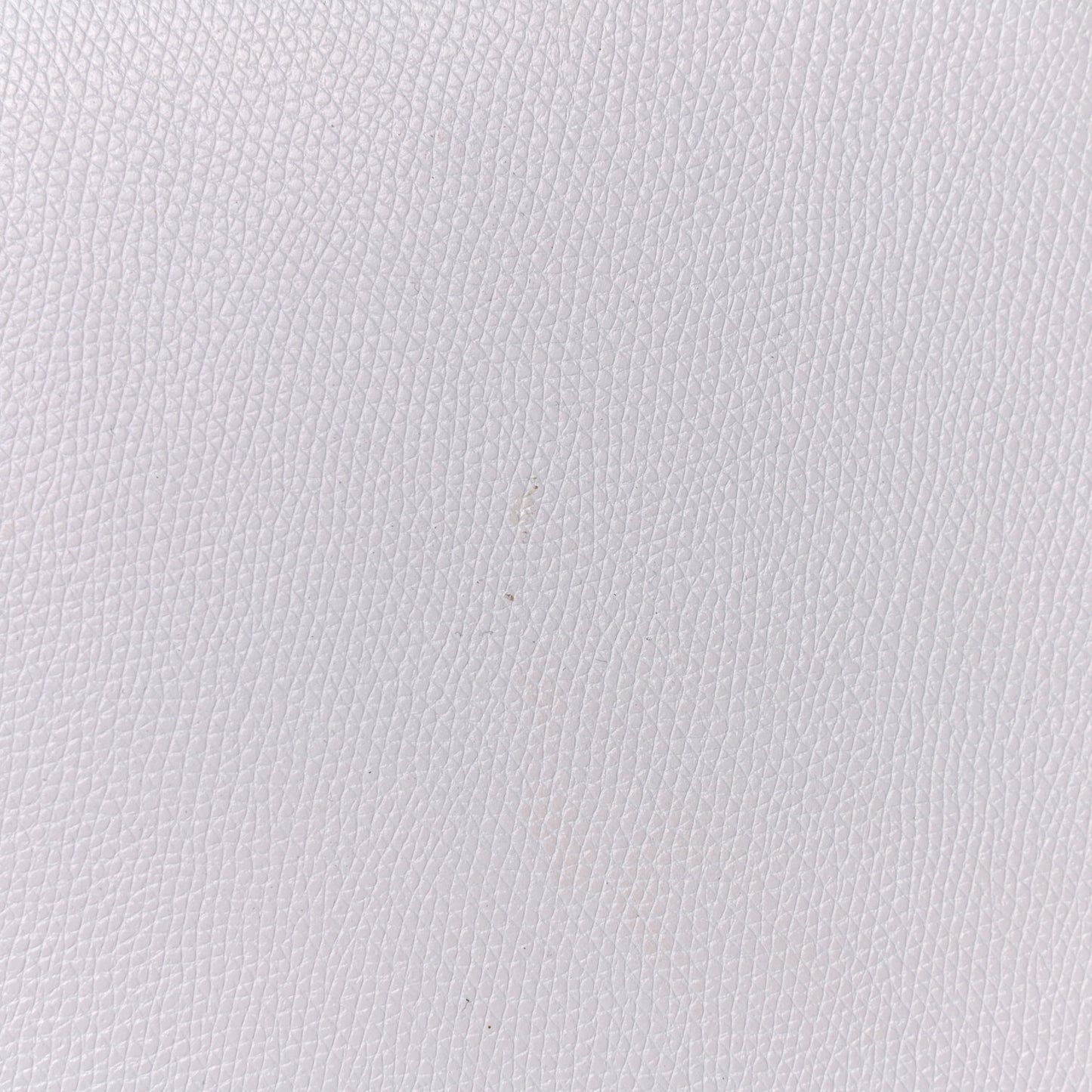 Grainy Calfskin Large Vlogo Clutch Optic White