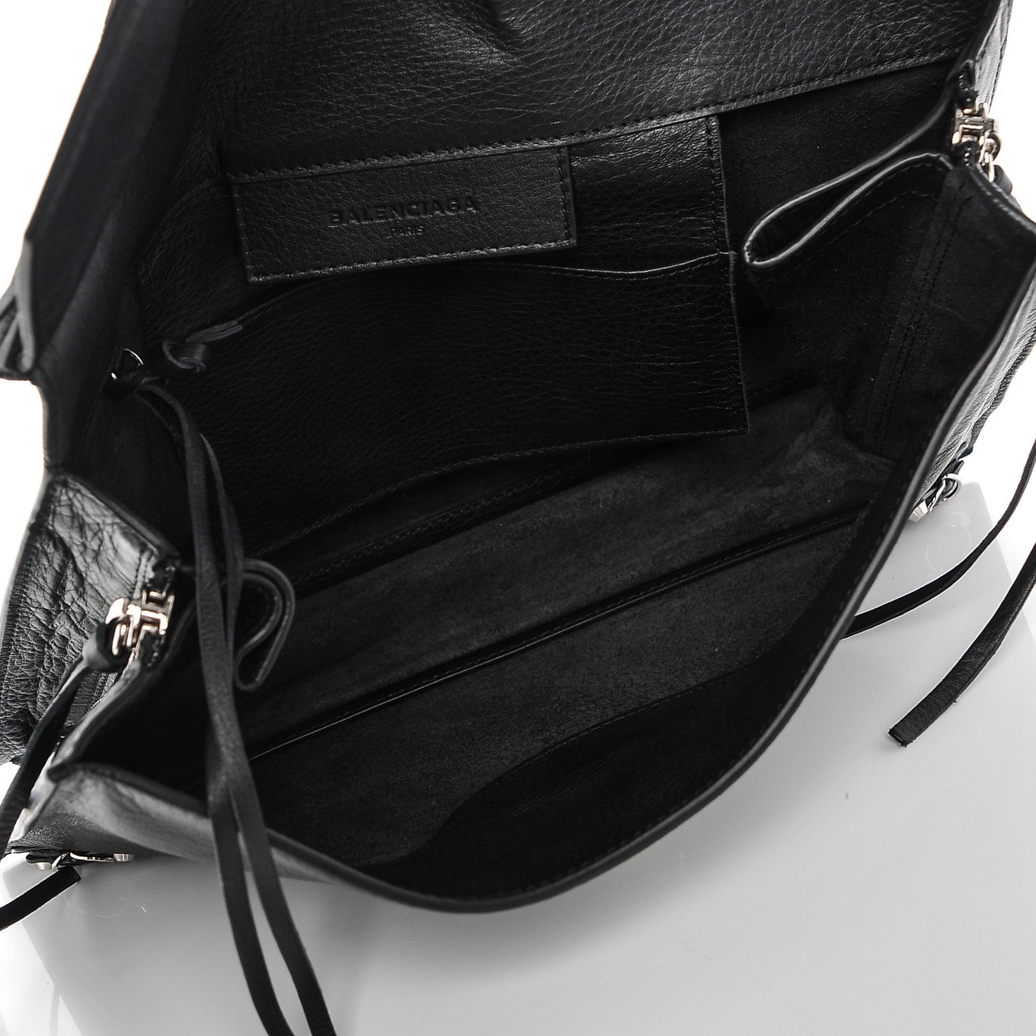 Balenciaga Veau Papier Sight Clutch Black 5 of 7