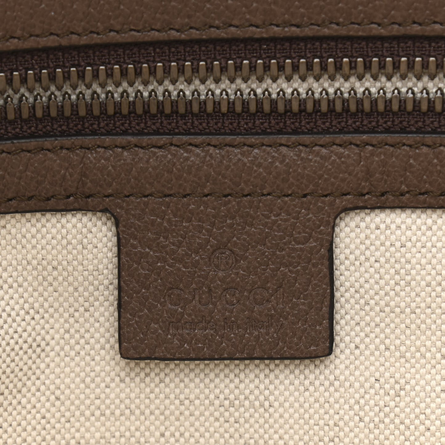 GG Supreme Monogram Web Small Ophidia Half Moon Hobo Brown