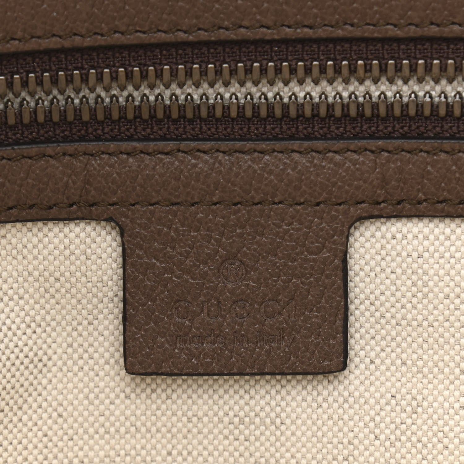 Gucci GG Supreme Monogram Web Small Ophidia Half Moon Hobo Brown 6 of 10