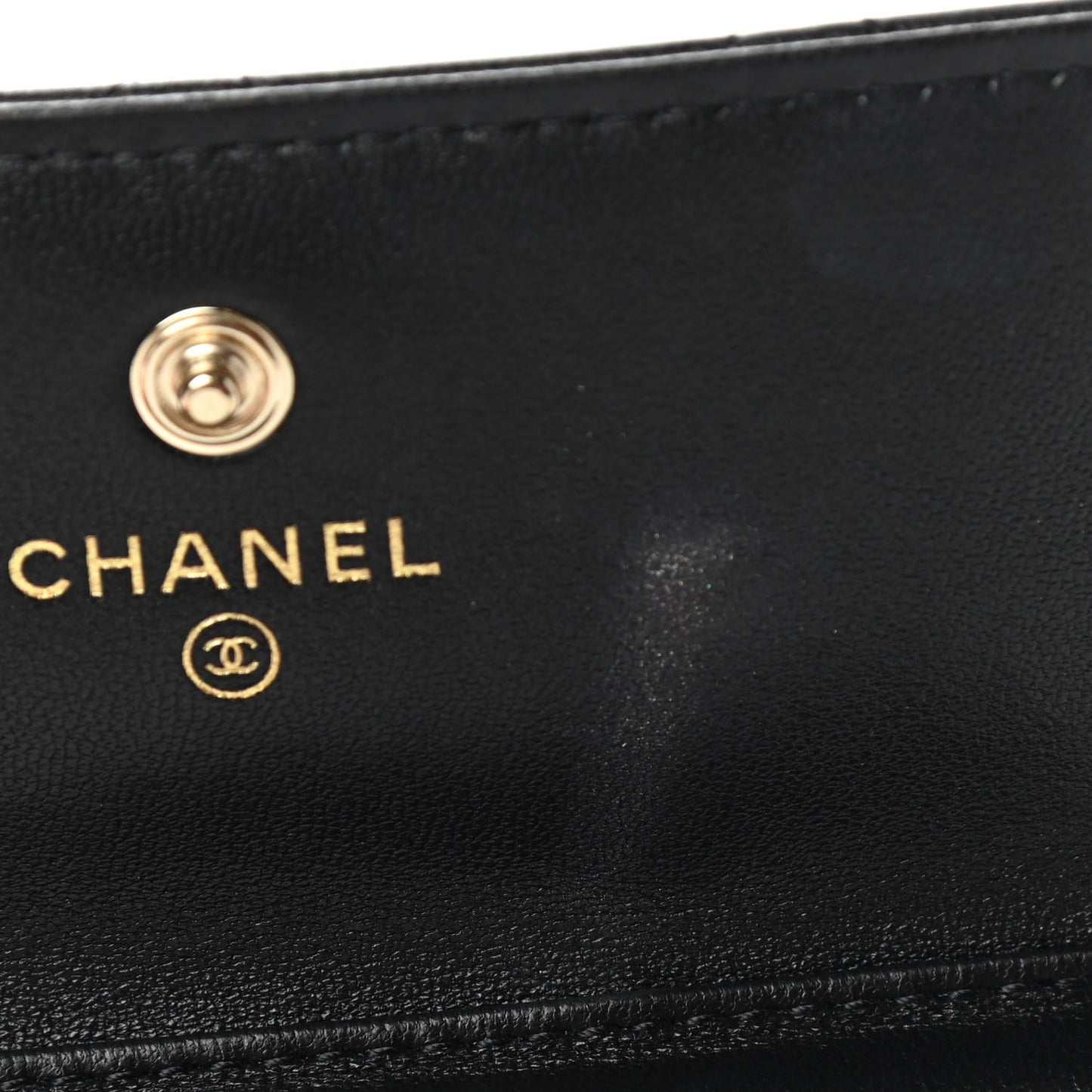 Lambskin Quilted Pearl Crown Clutch With Chain Black