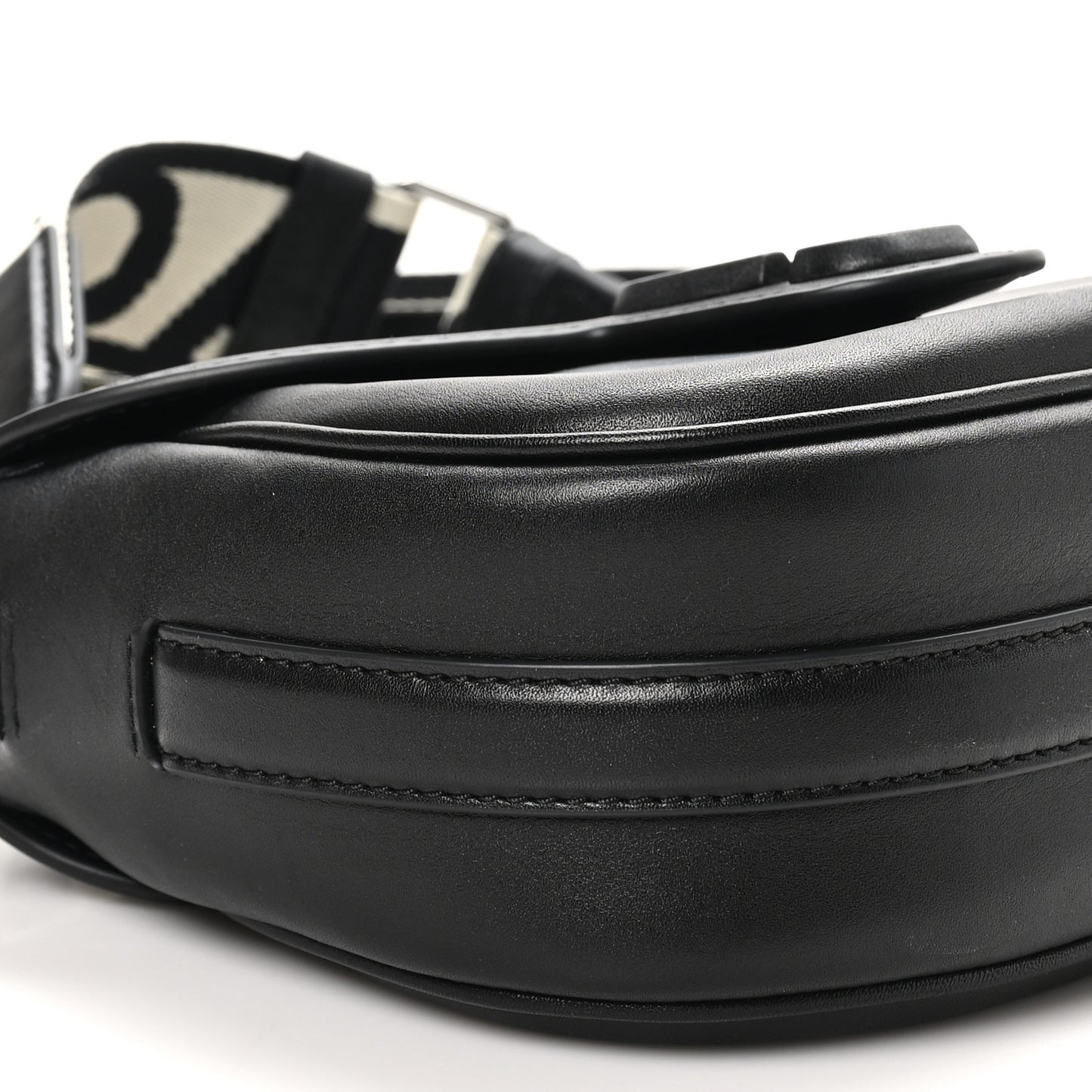 Calfskin Small The Covered J Marc Saddle Bag Black