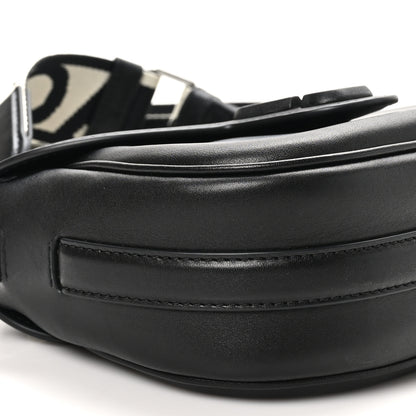 Marc Jacobs Calfskin Small The Covered J Marc Saddle Bag Black 8 of 9
