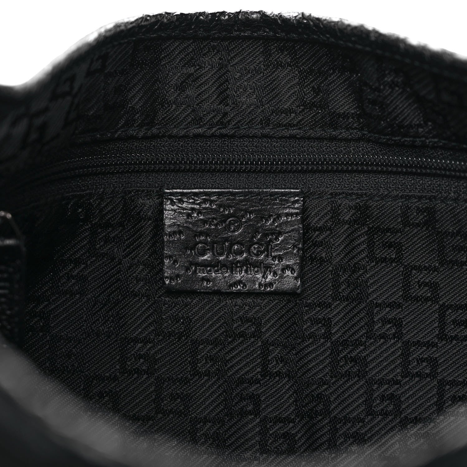 Gucci Canvas Bamboo Small Jackie O Hobo Black 5 of 8