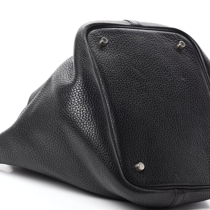 Hermes Taurillon Clemence Picotin 22 MM Black 6 of 10