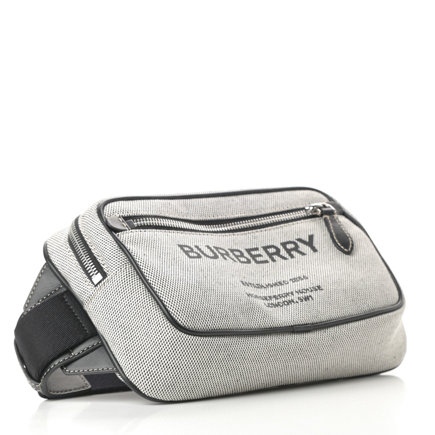 Burberry Canvas Horseferry Print Bum Bag Black 4 of 11