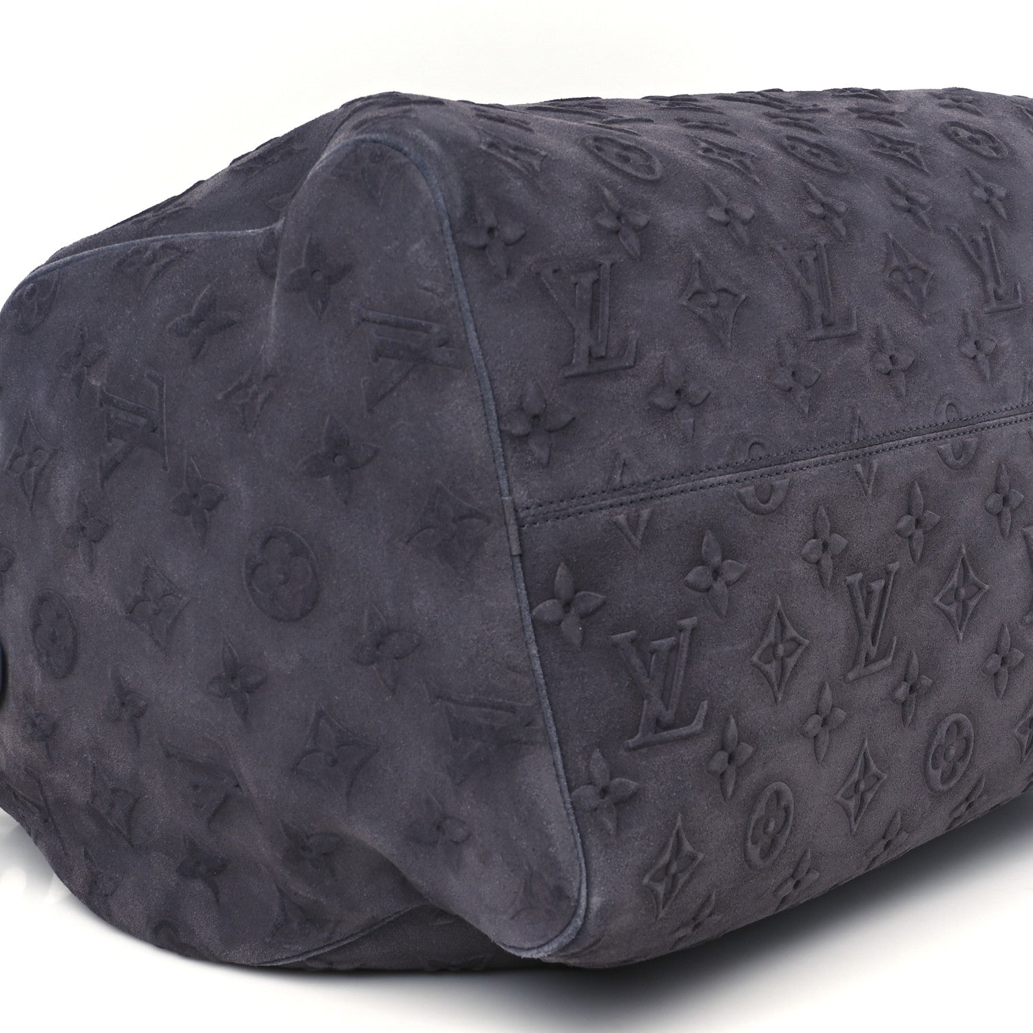 Louis Vuitton Suede Monogram Speedy P9 Bandouliere 40 Grey 12 of 14