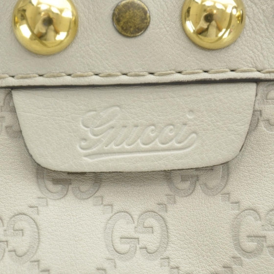 Guccissima Babouska Vertical Tote White