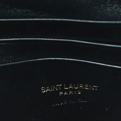 Saint Laurent Grain De Poudre Matelasse Monogram Mini Lou Camera Bag Dark Beige 9 of 11