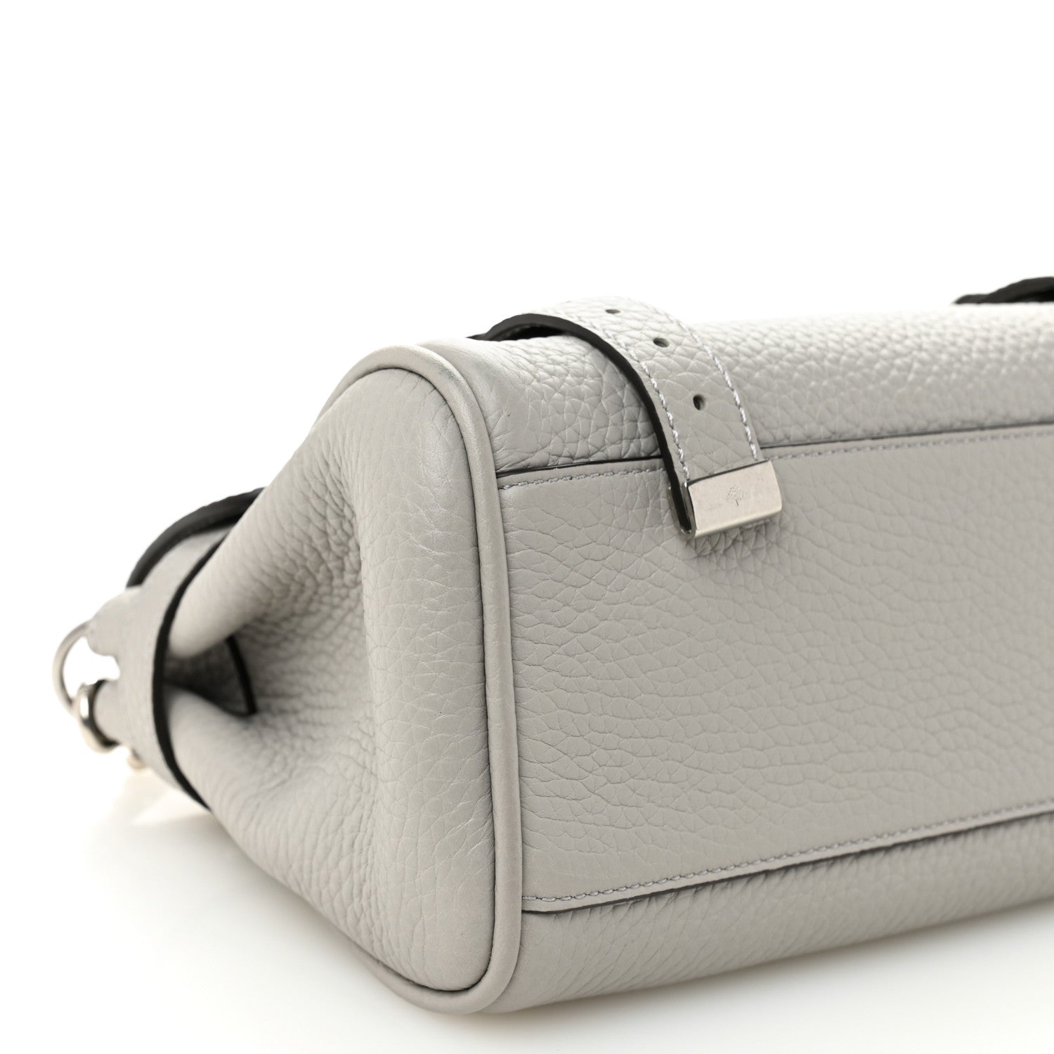 Mulberry Heavy Grain Mini Alexa Pale Grey 8 of 9