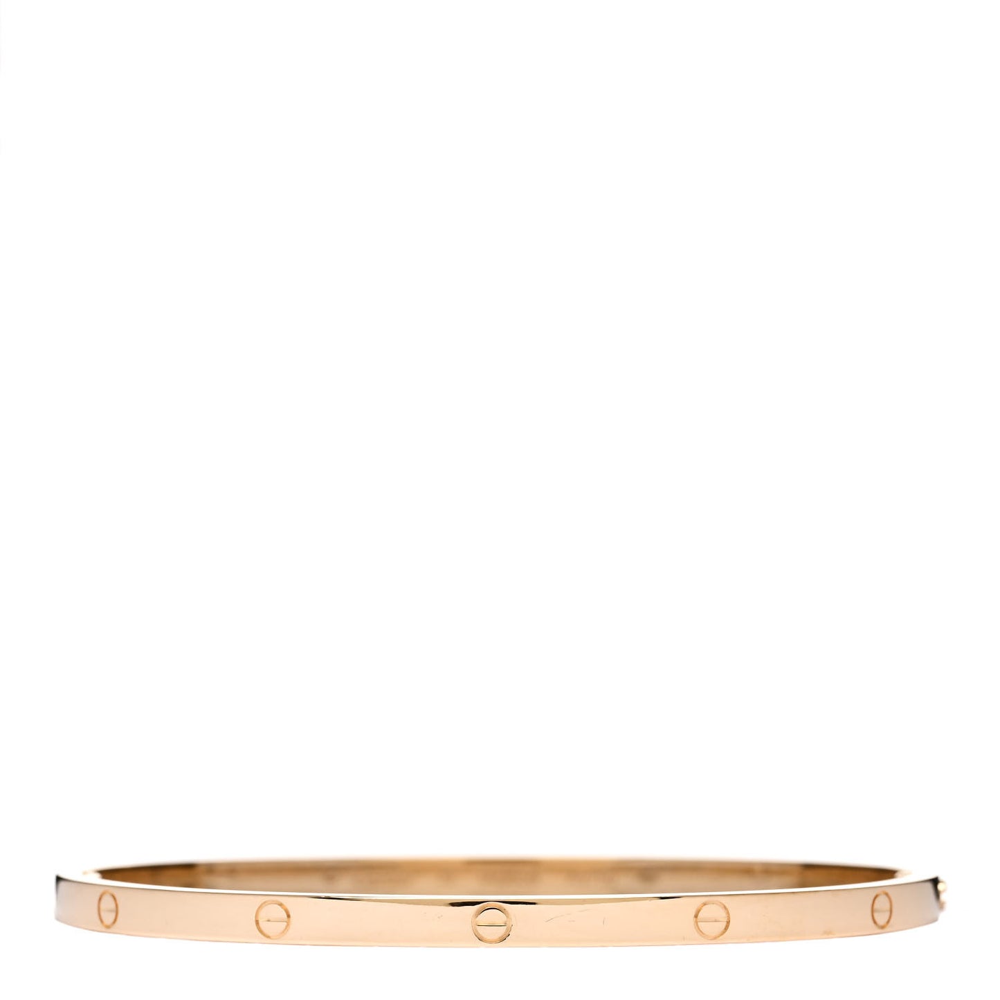 18K Yellow Gold Small LOVE Bracelet 19